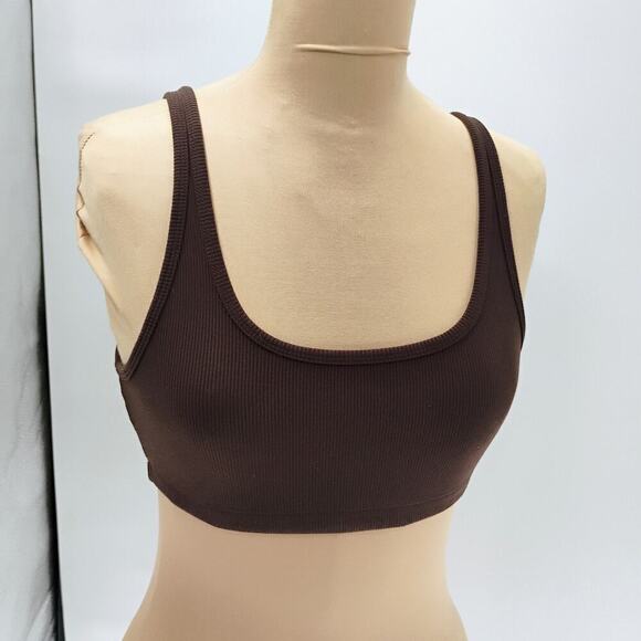TNA brown sleevless tank cropped womens Size: M - Picture 12 of 15